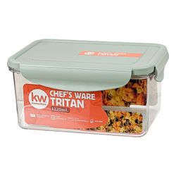 Hermético KW Rectangular 1220 ml