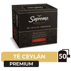 Té Negro Supremo Premium 100 g 50 Bolsitas