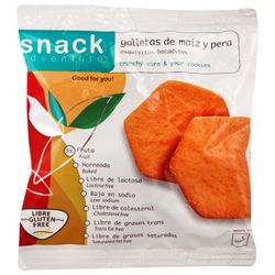Galletas de Maíz Snack Adventure Pera Sin Gluten 50 g