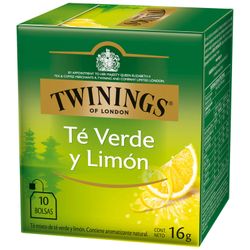 Té Verde Twinings con Limón 10 Bolsitas