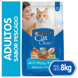 Alimento Gato Adulto Cat Chow Pescado 8 kg