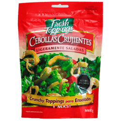Cebolla Crujiente Ligeramente Salada 80 g