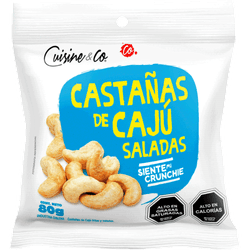 Castañas de Cajú Saladas 80 g