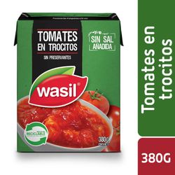 Tomates Wasil en Trocitos 380 g