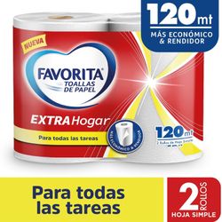 Toalla de Papel Favorita Extra Hogar 60 m 2 un.