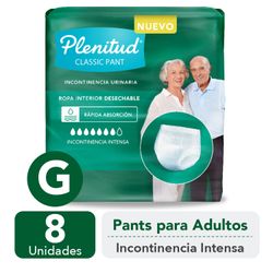 Ropa Interior Plenitud Classic G/Xg 8 un.
