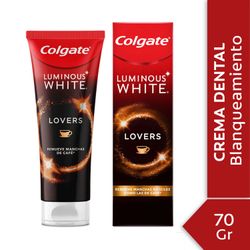 Pasta Dental Colgate Luminous Lovers Cafe 70 g