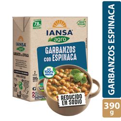Garbanzos Iansa Agro con Espinaca Listos 390 g