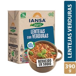 Lentejas Iansa Agro con Verduras Listas 390 g