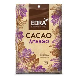 Cacao Amargo en Polvo Edra 150 g