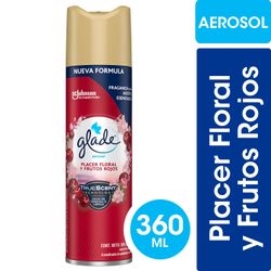 Desodorante Ambiental Glade Aerosol Placer Floral y Frutos Rojos 360 ml