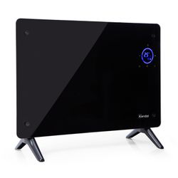 Panel Eléctrico Kendal KGH-1500 Negro de Vidrio Digital con Wifi 1500 W