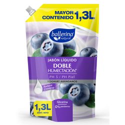 Jabón Líquido Ballerina Yoghurt Arándanos 1.3 L