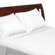 Sábanas Lisa 1.5 Plazas 180 Hilos Polycotton Blanco - imagen 1