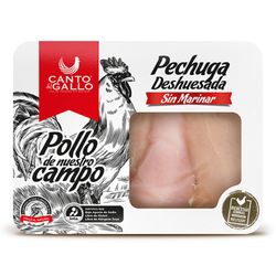 Pechuga de Pollo Deshuesada Canto del Gallo Sin Marinar 550 g
