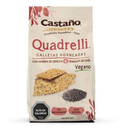 Galletas Cocktail Quadrelli Espelta Chia 150 g