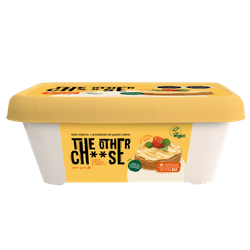 Sucedáneo de Queso Crema Cheddar & Cebolla 100% Vegetal The Other Cheese 200 g