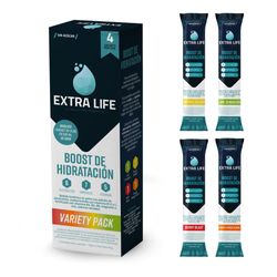 Bebida Isotónica en Polvo Extra Life Boost de Hidratación Variety Pack 15 g 4 un.