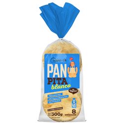 Pan Pita Blanco Cuisine & Co 8 un. 300 g