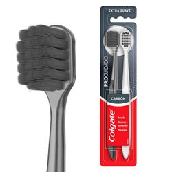 Pack 2 un. Cepillo de Dientes Colgate Pro Cuidado Charcoal