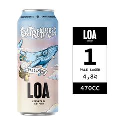 Cerveza Loa Atrapanubes Pale Lager 4.8° 470 cc