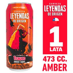 Cerveza Leyendas de Origen Trauco Amber Lager 5.5° 473 cc