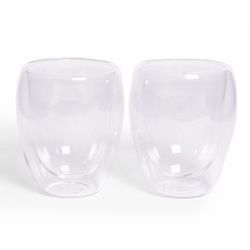 Set 2 Tazas Sin Mango Doble Pared 350 ml