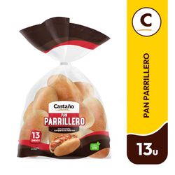 Pan Parrillero Castaño 330 g 12 un.