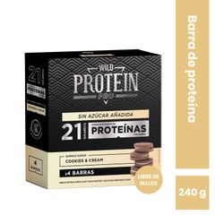 Barra Proteína Wild Protein Pro Cookies & Cream 4 un.
