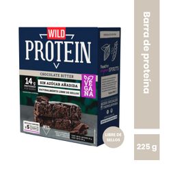 Barra Proteína Vegana Wild Protein Chocolate Bitter 5 un. 45 g, 225 g neto