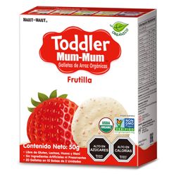 Galletas Toddler Mum-Mum Sabor Frutilla 50 g