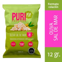 Popcorn Puripop Oliva Sal de Mar 12 g