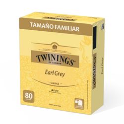 Té Negro Twinings Earl Grey 80 un.