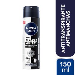 Desodorante Spray Nivea Men Invisible Black & White 150 ml