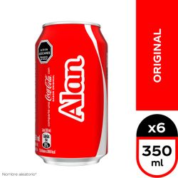 Pack 6 un. Bebida Coca-Cola Original 350 cc
