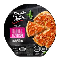 Pizza Doble Pepperoni Receta del Abuelo 520 g
