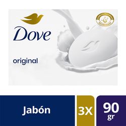 Jabón Barra Dove Original 3 un. de 90 g
