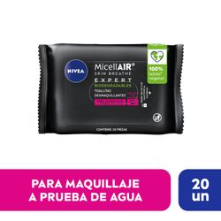 Toallitas Desmaquillantes Nivea Expert 3 en 1 20 un.