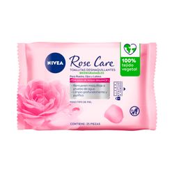 Toallitas Desmaquillantes Nivea Rose Care 25 un.