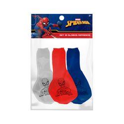 Pack 12 Globo Spiderman Látex Impresos
