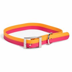 Collar PVC Color Rosa-Naranjo S