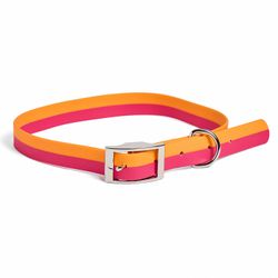 Collar PVC Color Rosa-Naranjo M