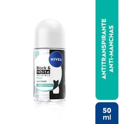 Desodorante Roll On Nivea Black & White Fresh 50 ml