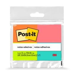 Notas Post It Tropical 38 mm x 50 mm 4 Paquetes de 50 Hojas
