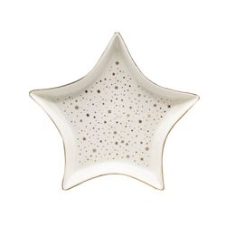 Plato Estrellas Mediano Casas Gold