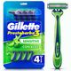 Máquina de Afeitar Gillette Prestobarba3 Sensitive 4 un. - imagen 1